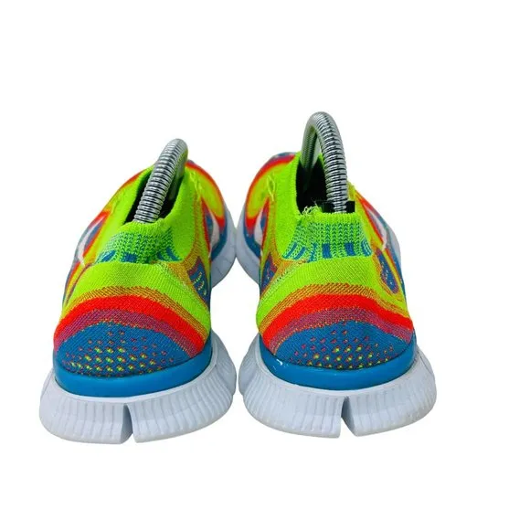 Nike Mens‎ Free 5.0 Flyknit Rainbow Shoes 615805-316