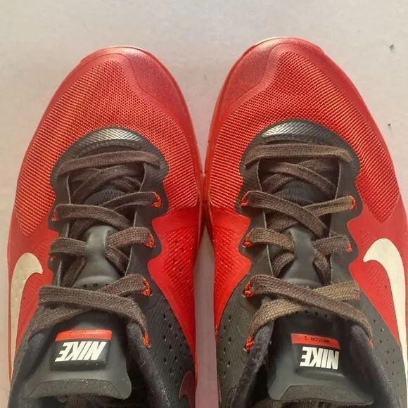 NIKE Men’s Metcon 2 Red/Black/White Athletic Training Shoes #819899-610 Size 13