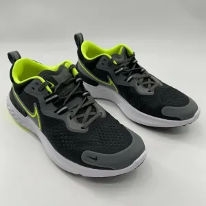 Nike Men's React Miler 2 Running Shoes Sneakers Black/Gray/Volt CW7121-002 Sz 8