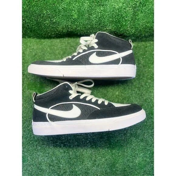 Nike Men's SB React Leo Skate Training Shoes Black/White DX4361-001 Size 11