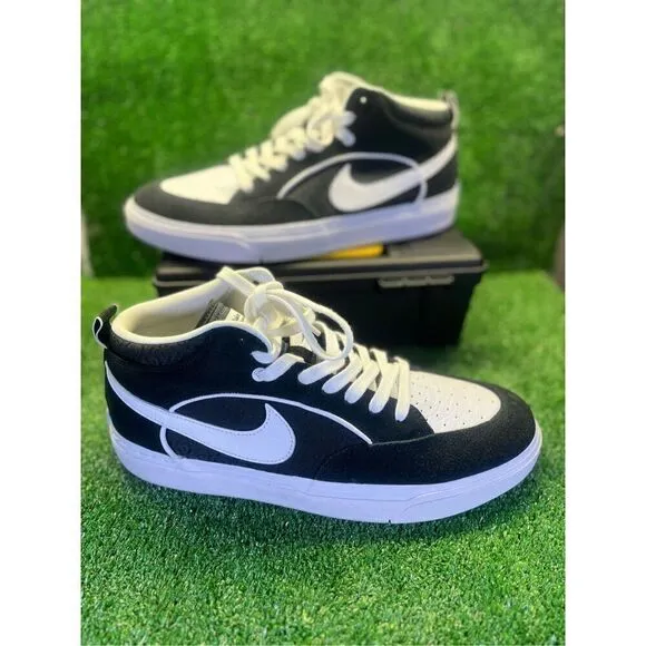Nike Men's SB React Leo Skate Training Shoes Black/White DX4361-001 Size 11