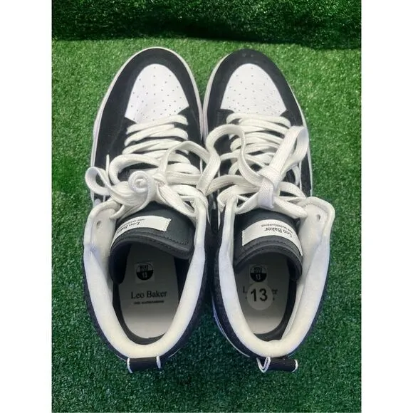 Nike Men's SB React Leo Skate Training Shoes Black/White DX4361-001 Size 11
