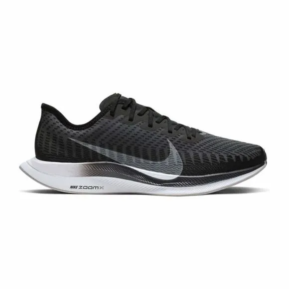 NIKE MEN'S ZOOM PEGASUS TURBO 2 RUNNING SHOES BLACK/WHITE-GUNSMOKE-ATMOSPHE