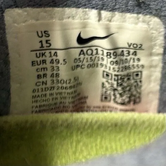 Nike Metcon 5 Ocean Fog Blue Athletic Training Shoes AQ1189-434 Men's Size 15