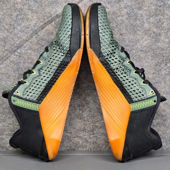 Nike Metcon 6 Training‎ Shoes Black Green Camo Yellow Workout Mens Sz 7