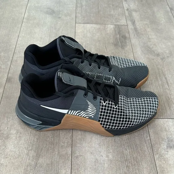 Nike Metcon 8 Mens Sz 9 Iron Grey Black Gum Training DO9328-007 ShoesNearly new
