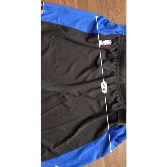 NIKE NBA Orlando Magic Black Blue Practice Shorts Men Size XL AJ5097-010 NWT
