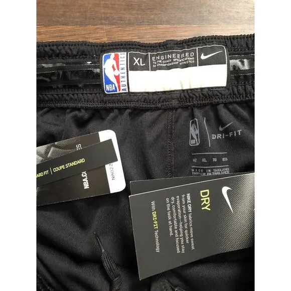 NIKE NBA Orlando Magic Black Blue Practice Shorts Men Size XL AJ5097-010 NWT