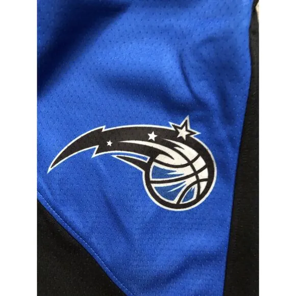 NIKE NBA Orlando Magic Black Blue Practice Shorts Men Size XL AJ5097-010 NWT