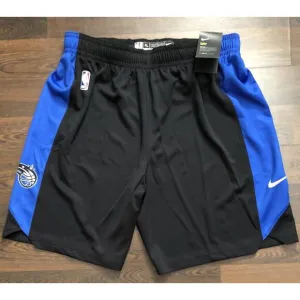 NIKE NBA Orlando Magic Black Blue Practice Shorts Men Size XL AJ5097-010 NWT
