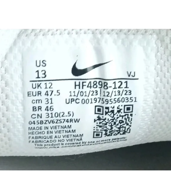 Nike P-6000 Premium Shoes Men's Size 13 Sneakers Summit White HF4898-121