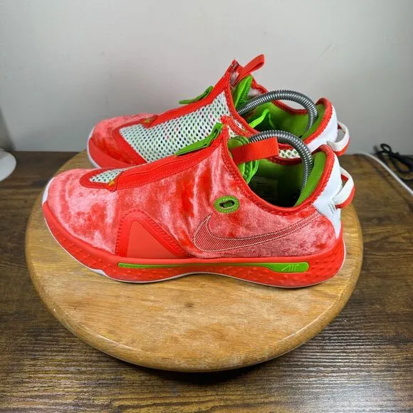 Nike PG 4 Christmas 2020 Athletic Men's Size 9.5 Shoes Sneakers CD5079-602‎