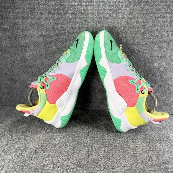 Nike PG 5 Mens Size 8 Basketball Shoes Pink Daughters Green Athletic Sneakers