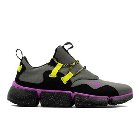 Nike Pocketknife DM SU Men's Gray River Rock Athletic Training Shoes Lace Up 10