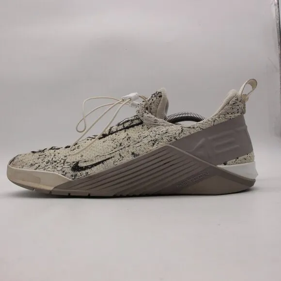 NIKE React Metcon Running Shoes Men's 11.5 Flyknit Sneaker Training BQ6044-100