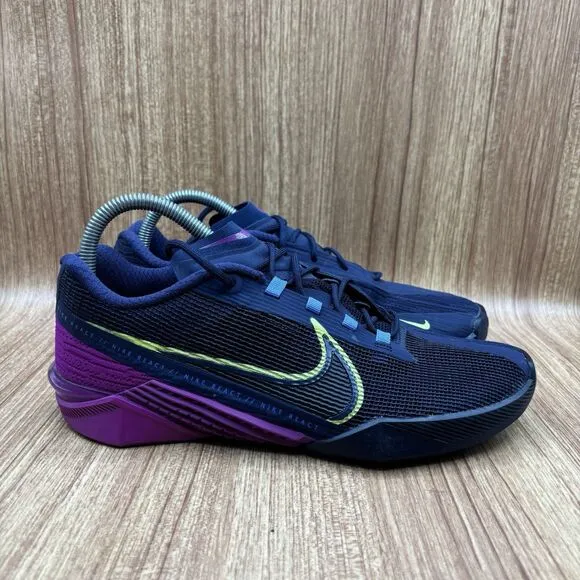Nike React Metcon Turbo Blue Purple Women's Size 9.5 Training Shoes CT1249-400