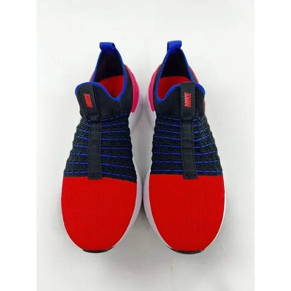 Nike React Phantom Run Flyknit 2 Women's Shoes Sneakers Black Red NO SHOE BOX