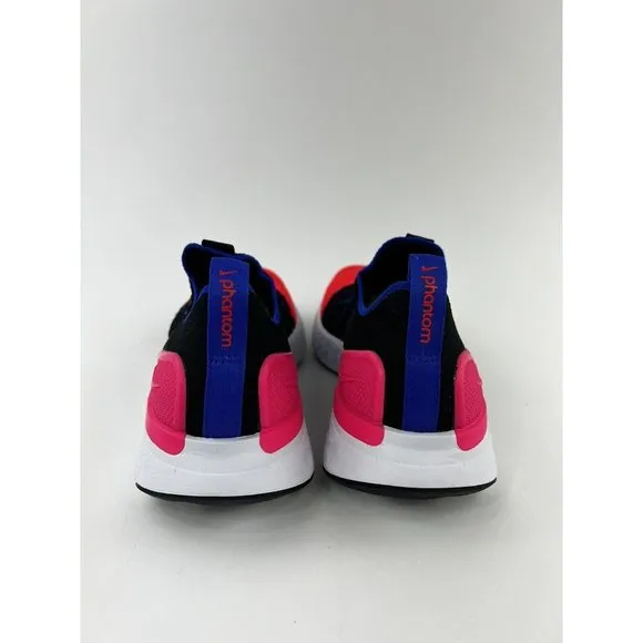 Nike React Phantom Run Flyknit 2 Women's Shoes Sneakers Black Red NO SHOE BOX