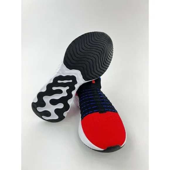 Nike React Phantom Run Flyknit 2 Women's Shoes Sneakers Black Red NO SHOE BOX