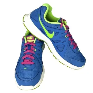Nike Revolution 2 Training Shoes Womens Size 9 Sneakers Blue Pink 554900-402