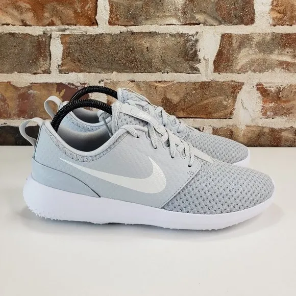 Nike Roshe G Pure Platinum Grey Black White Men's Sz 8 Golf Shoes