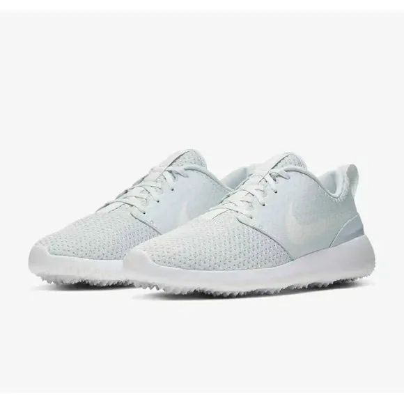 Nike Roshe G Pure Platinum Grey Black White Men's Sz 8 Golf Shoes