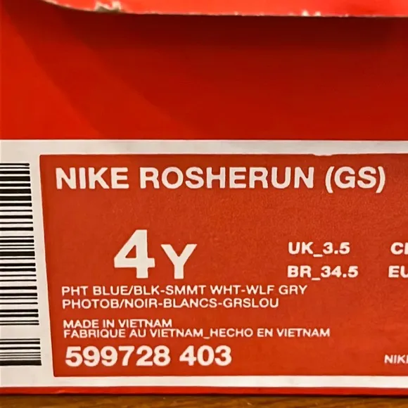 Nike Roshe One rosherun GS shoes sneakers new Boys Girls Youth 599728 403 sz 4Y