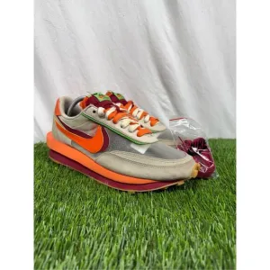 Nike Sacai LD Waffle CLOT Kiss of Death Net Orange Blaze DH1347-100 SIZE 10.5