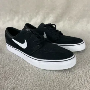 Nike SB Stefan Janoski Boys Kids Sneakers Shoes Size 5 Y Black Suede NEW