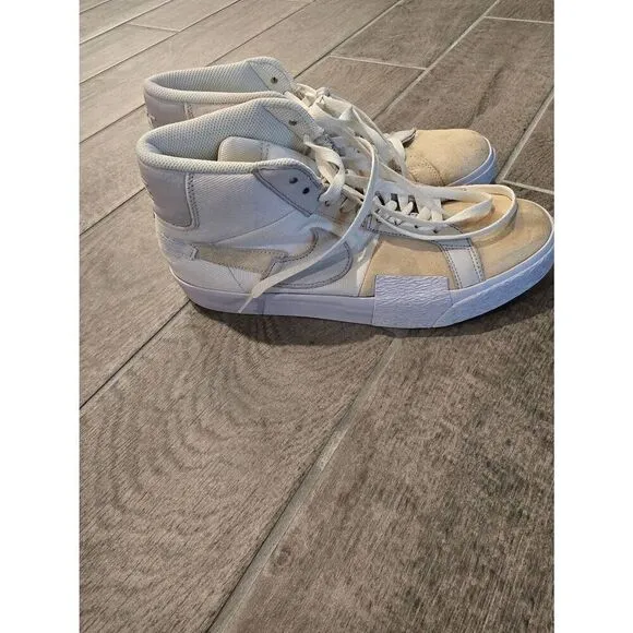 Nike SB Zoom Blazer Mid PRM Skate Shoe Summit White Size 9