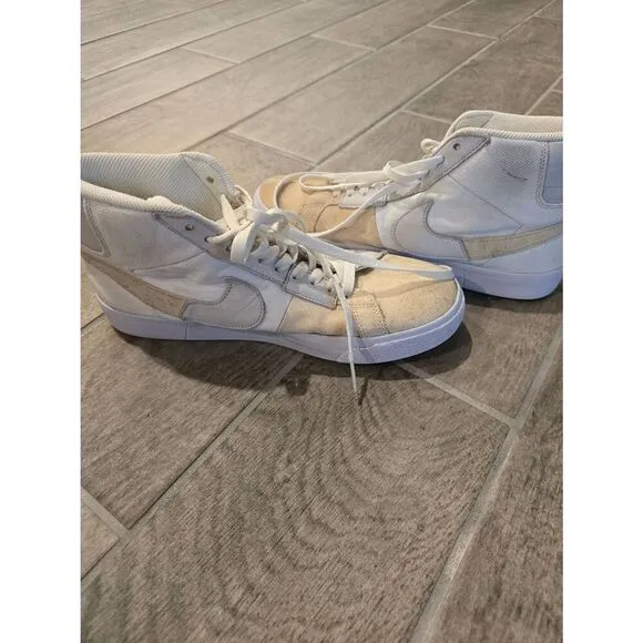 Nike SB Zoom Blazer Mid PRM Skate Shoe Summit White Size 9