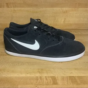 Nike SB Check Trainers Canvas Black Size 13