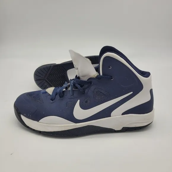 Nike Shoes 7 Youth Boys Hyper Guard Up  Basketball Sneaker Navy Blue 551640 401