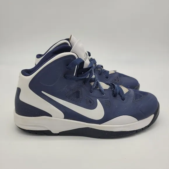 Nike Shoes 7 Youth Boys Hyper Guard Up  Basketball Sneaker Navy Blue 551640 401