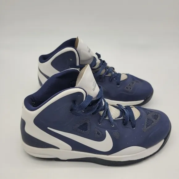 Nike Shoes 7 Youth Boys Hyper Guard Up  Basketball Sneaker Navy Blue 551640 401