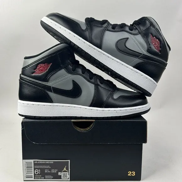 Nike Shoes Air Jordan 1 Mid GS “Shadow/Particle Grey” 2024