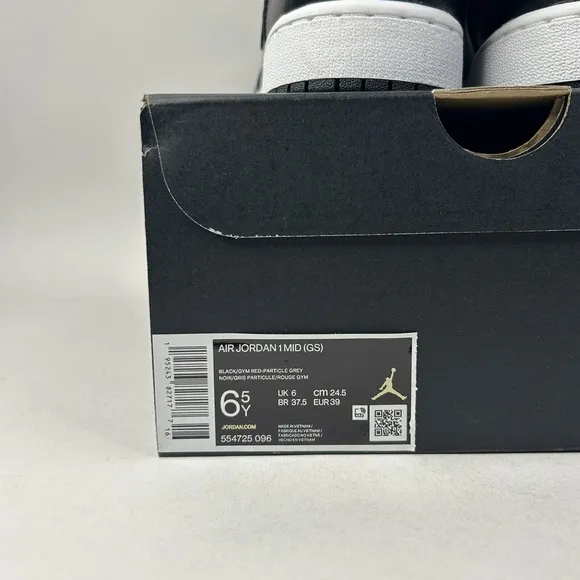 Nike Shoes Air Jordan 1 Mid GS “Shadow/Particle Grey” 2024