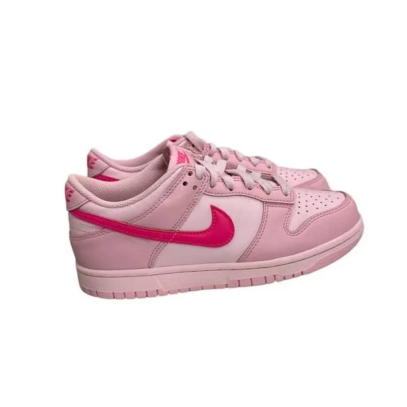 Nike Shoes Dunk Low Triple Pink Sneakers Size Youth 5.5