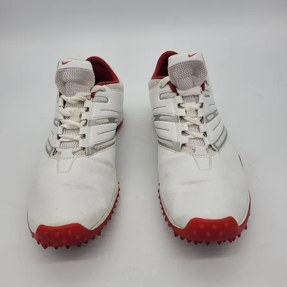 Nike Shoes Mens 9.5 Sparq Training Leather White Red
