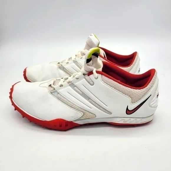 Nike Shoes Mens 9.5 Sparq Training Leather White Red