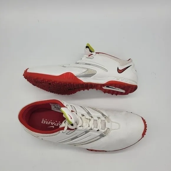 Nike Shoes Mens 9.5 Sparq Training Leather White Red
