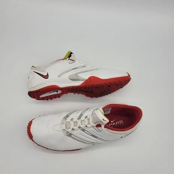Nike Shoes Mens 9.5 Sparq Training Leather White Red