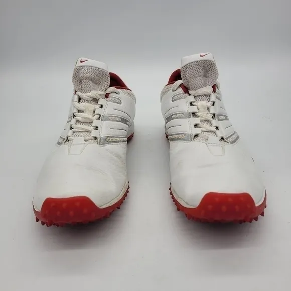 Nike Shoes Mens 9.5 Sparq Training Leather White Red