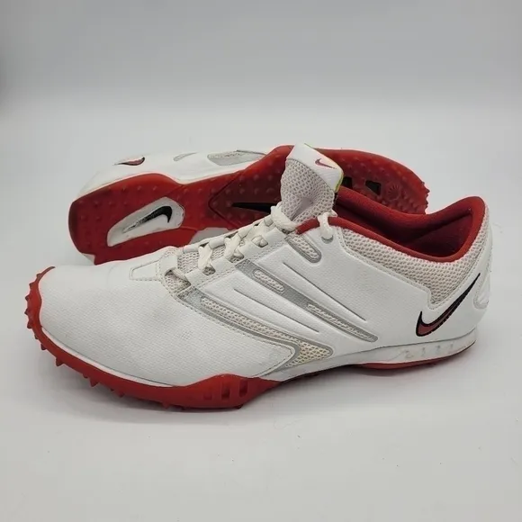Nike Shoes Mens 9.5 Sparq Training Leather White Red