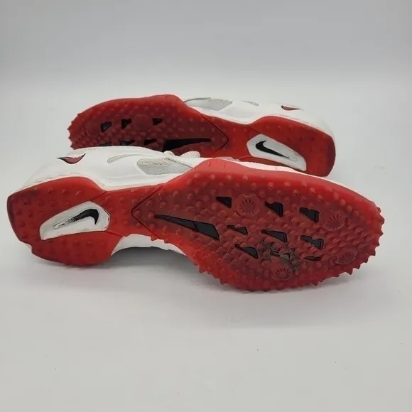 Nike Shoes Mens 9.5 Sparq Training Leather White Red