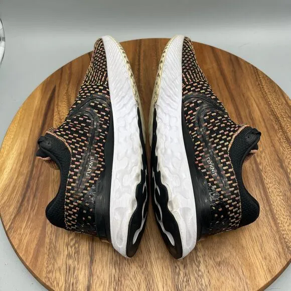 Nike Shoes React Infinity Run FK 3 Mens Size 9 Black Running Comfort Walking Gym