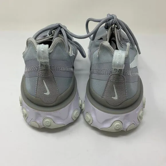 Nike Shoes Women's Size 8 React Element 55 Sneakers Lace Up Gray/White