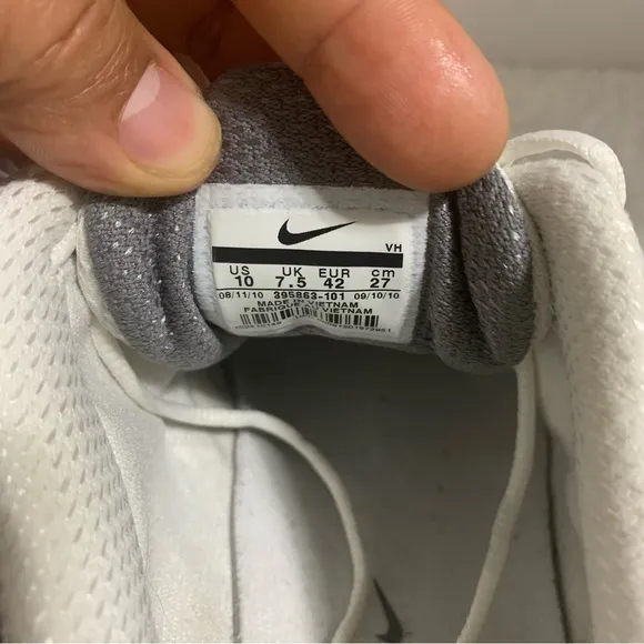 Nike‎ Shoes Womens White Training Sneakers 395863-101 FCS Steady Run White 10
