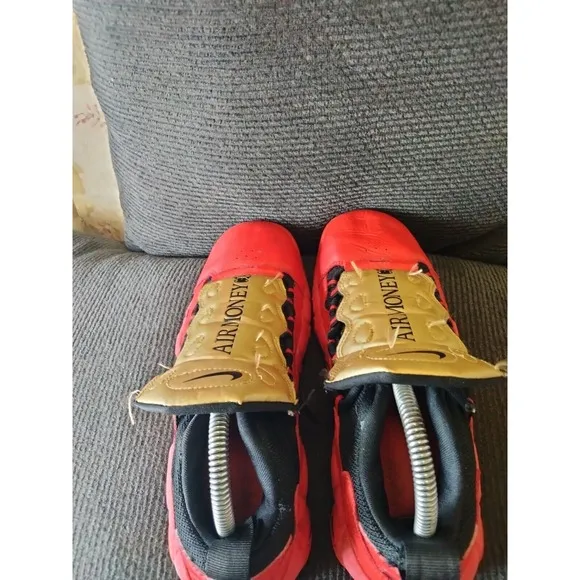 Nike Shoes Youth 6Y W7.5 Air More Money &quot; Golden Bred&quot; Sneakers AH5215-600
