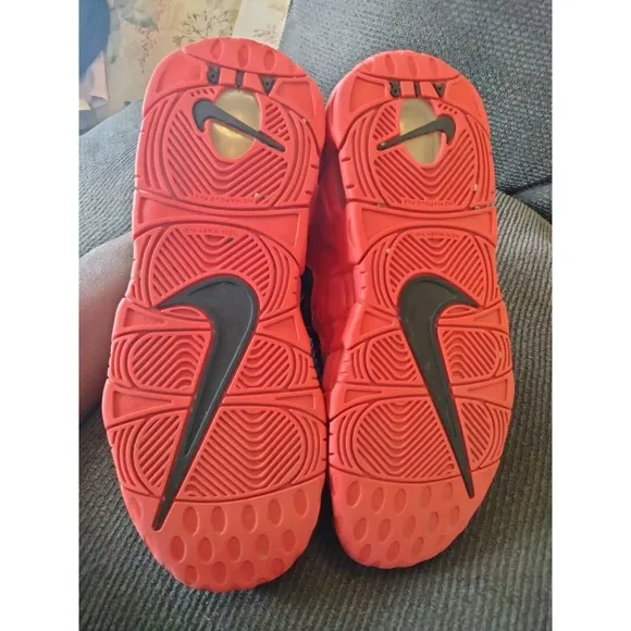 Nike Shoes Youth 6Y W7.5 Air More Money &quot; Golden Bred&quot; Sneakers AH5215-600